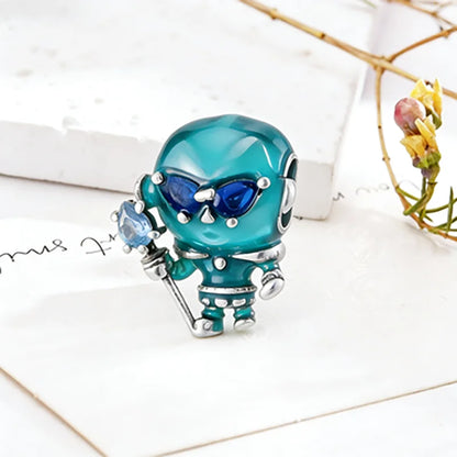 Disney 2026 Charms for Bracelet 925 Sterling Silver Darth Vader Grogu Beads Pendant DIY Jewelry Making Gift for Women Men Fans