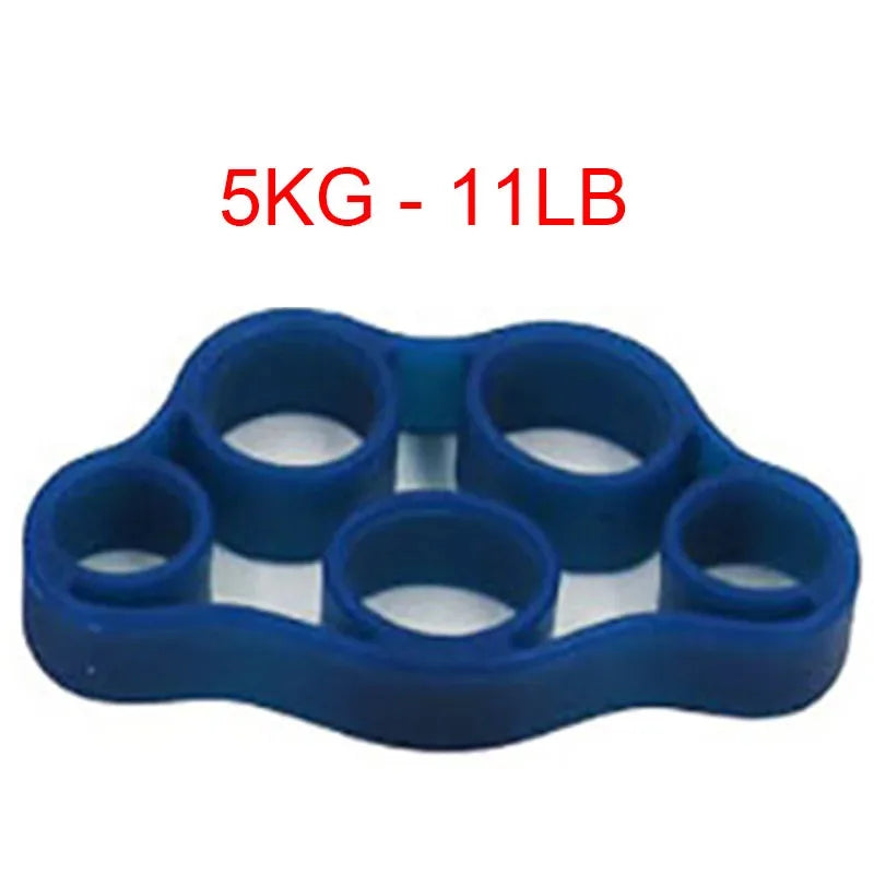 1/2/3/4/8pcs Hand Gripper Silicone Finger Expander Exercise Hand Grip Wrist Strength Trainer Finger Exerciser Resistance Bands