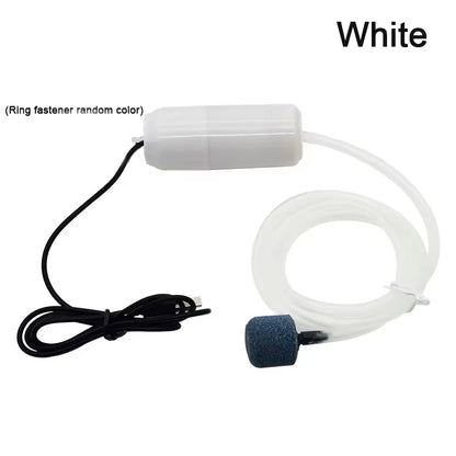Aquarium USB Air Pump Fish Tank Silent Air Compressor Aquarium Portable Mini Oxygenator Oxygen Aerator Aquarium Accessories 5v