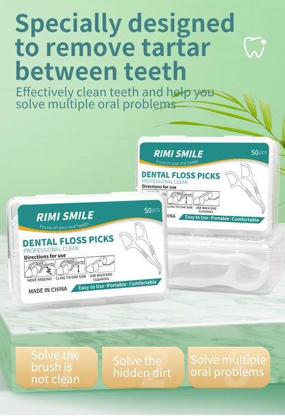 50/150/300/600/1000 PCS dental floss sticks oral care tools