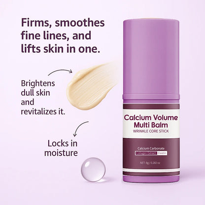 Calcium Volume Multi Balm for Smoothing Fine Lines Firms and lifts Eye Skin  Wrinkle Stick for Unisex Brightens and Soothes Skin
