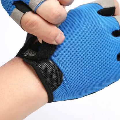 Weightlifti Gym Gloves Fitness Training Fingerless Women Men Bodybuilding Exercise Sports Gloves Cycling Anti Slip Breathable