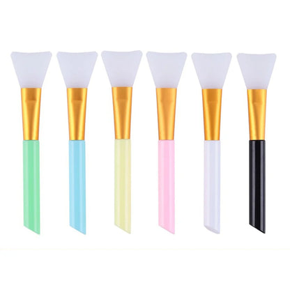 1/4/5/6-pack advanced silicone facial mask brush - mild and soft, suitable for all skin types, formaldehyde free