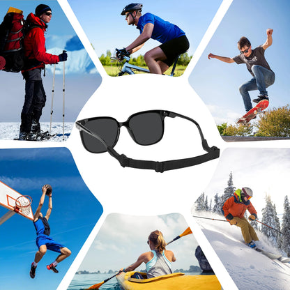 1-6pcs Eyeglass Anti-Loss Lanyard Sports Glasses Elastic Rope Chain For Kids Adult Glasses Elasticity Strap Retainer Cord Holder