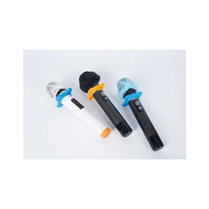 100 PCS Microphone Hygiene Cover Odor Removal Disposable Disposable Non-woven Windscreen Protective Mic Pad for KTV Karaoke Supp