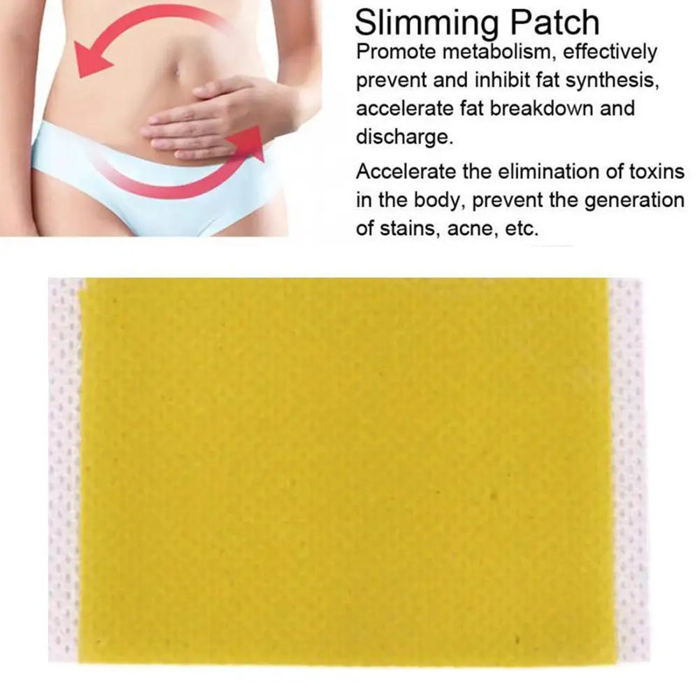 10PCS Body Shaping Patches Belly Toning Pill Fast Burning Fat Lymphatic Improve Stomach Belly Slimming Stickers for Female Male