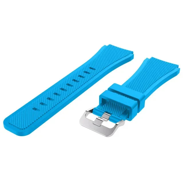 20mm 22mm Band for Samsung Galaxy Watch 7/5/6/4/3/46mm/active2/Gear s3 Frontier/Sport silicone bracelet Huawei GT 4/3/2/2E strap
