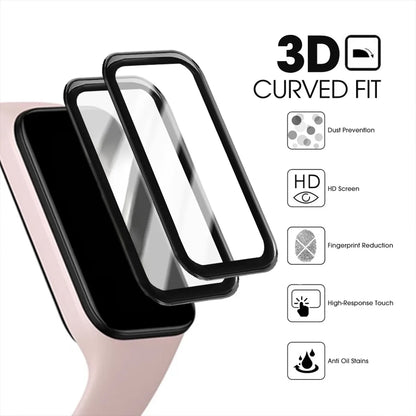 Curved Film for Xiaomi Mi Band8 Active Screen Protector Anti-scratch Full Cover Protective Film for Mi Band 9 Active Not Glass