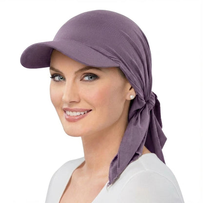 Women Classic Solid ColorTurban Hat Outdoor Brim Sunshade Hats Curved Hat  Baseball Cap Sun Hats Headscarf Scarf Femme