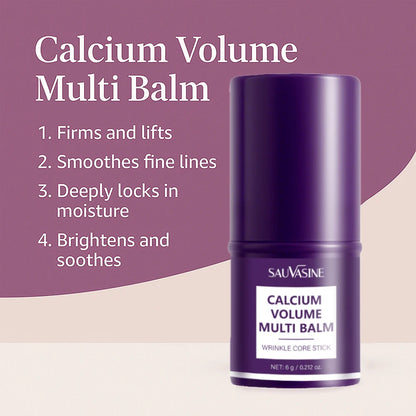 Calcium Volume Multi Balm for Smoothing Fine Lines Firms and Lifts Eye Skin Stick for Unisex Brightens& Moisturizes Skin