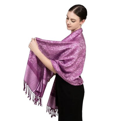New fashionable all-match imitation cashmere Pashmina paisley tassel scarf long scarf shawl for all seasons