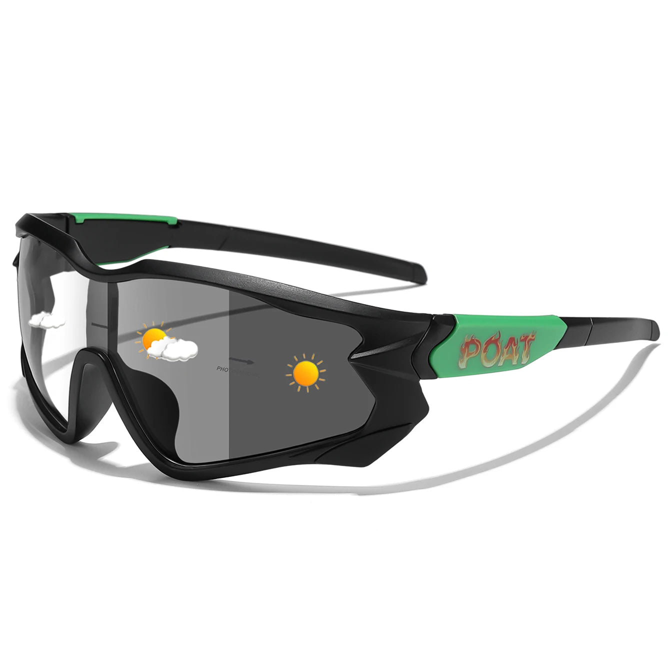 Fashion Brand Men Women Bicycle Photochromic Eyewear MTB Bike Fishing Running Cycling Sports Sunlasses Comfortable Goggles