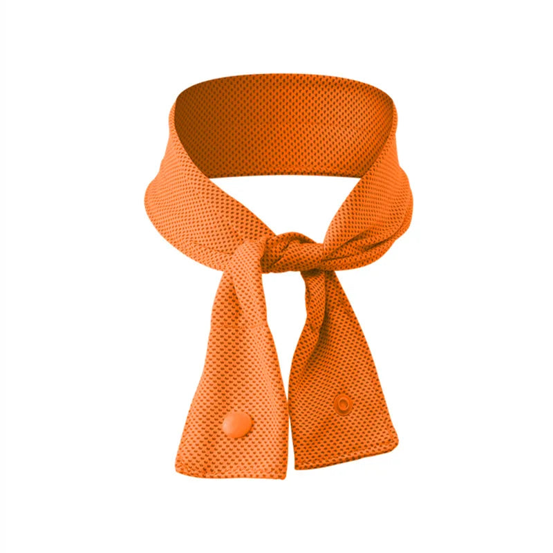 Cooling Ice Scarf Ice Scarf with A Natural Cool Feeling Sweat-wiping Towel Outdoor Ice Belt Sports Headscarf Cooling Cold Towel