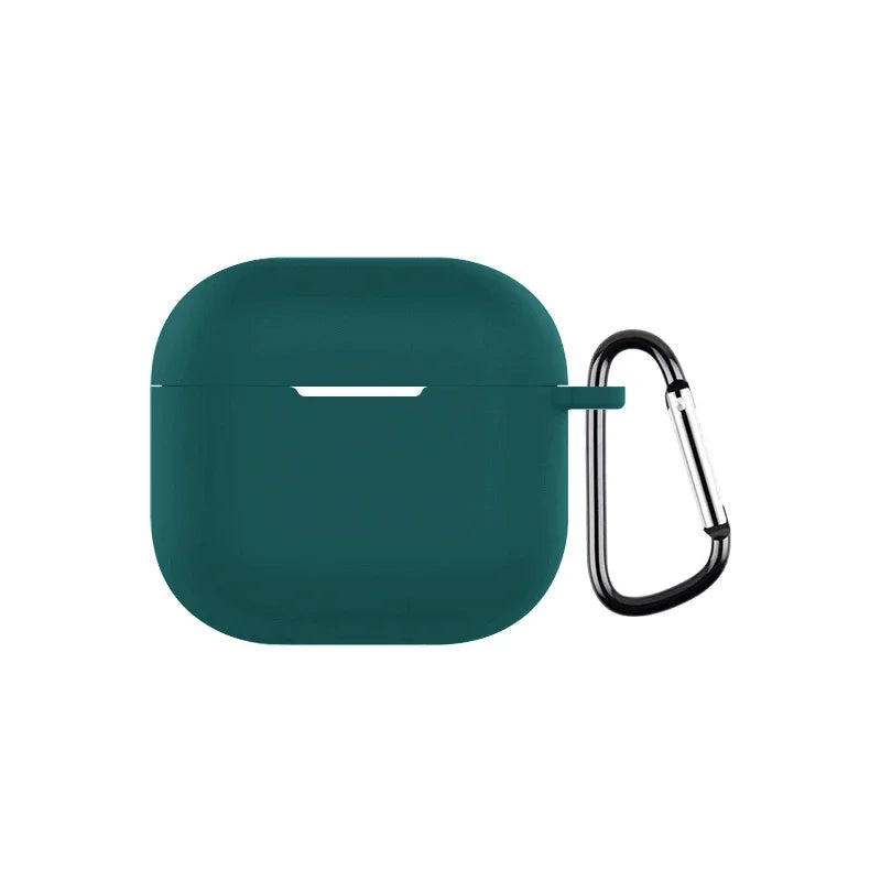 Wireless Headset Silicone Cover For AirPods 4 4th Generation 2024 Case For AirPods4 Air Pods 4 Coque Soft TPU Fundas With Hook