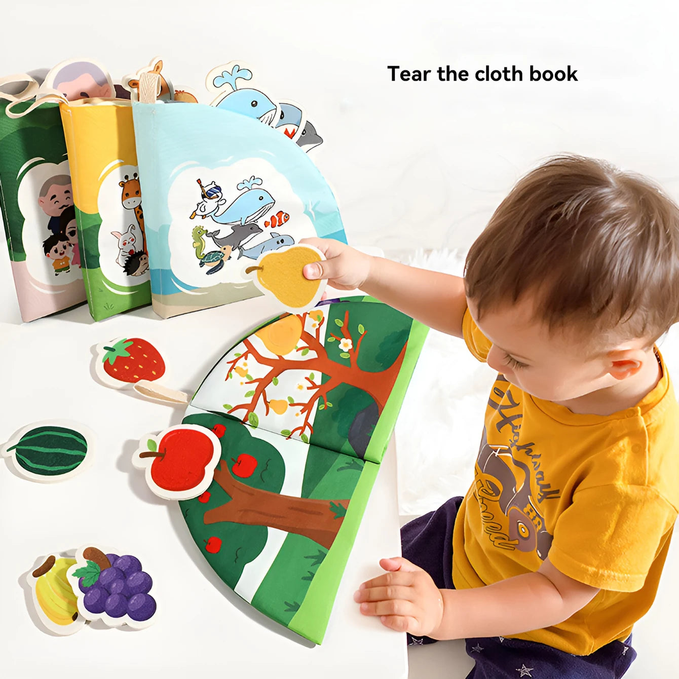 Children's Fabric Books, Book Baby Toys, Educational and Stimulating for Children, Parent-Child Interaction Toys
