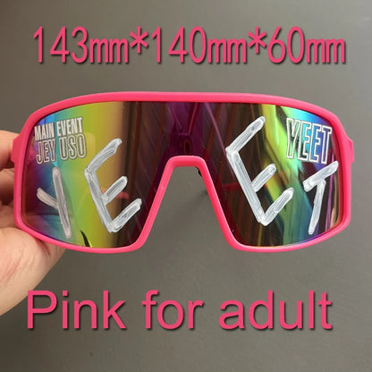 Jey Uso YEET Sunglasses Sports Shades MAIN EVENT Blue Glasses Bloodline USOS RARE Colors Motorcycle Glasses