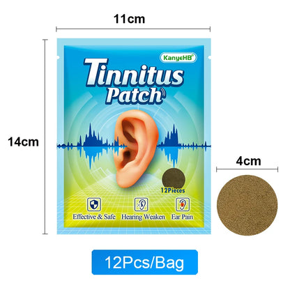 Tinnitus Patch Portable Ear Care Patch Headache Relief Ear Ringing Buzzing Hearing Loss Brain Nerve Ear Ringing Patch