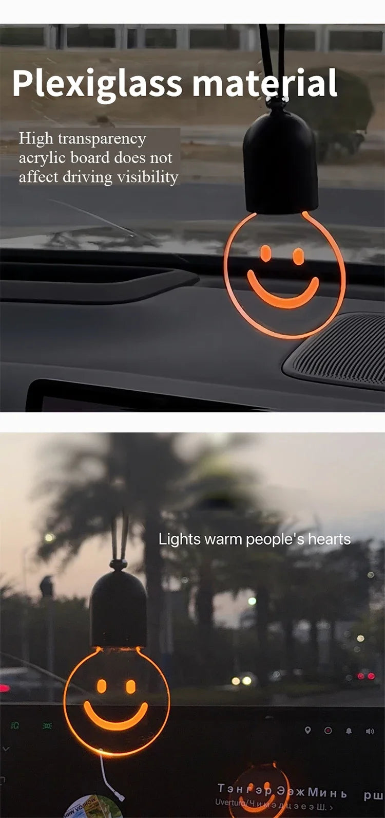 Car mounted small light bulb, interior decoration, car decoration, ambient light, pendant style creative car hanging night light
