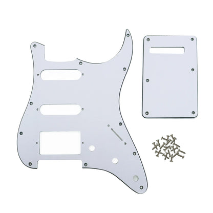 PHRILAM SSH 11 hole ST electric guitar guard, 3-Layer  St  Pickguard with Aluminum Foil Shield Fits American/Mexican ST