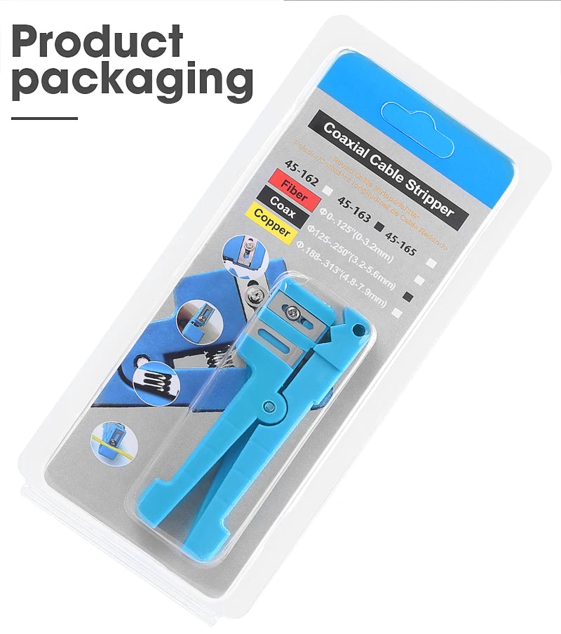 45-162 45-163 45-165 Fiber Optic Stripper Coaxial Cable Stripper Optical Cable Slitter Wire Stripper Tool Beam Tube Stripper