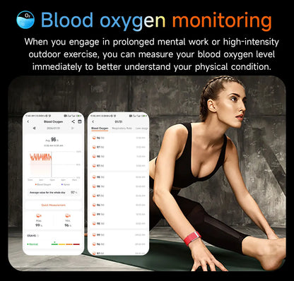 VWAR Loop Life Fitness Tracker ECG+PPG SpO2 Sport Smart Bracelet Heart Rate Blood Pressure Monitor Pedometer Smartwatch Band