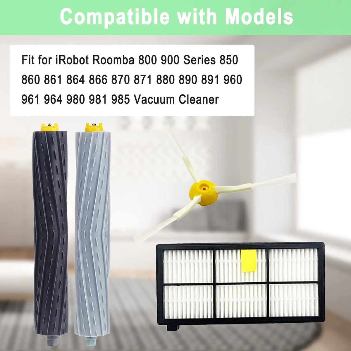 For iRobot Roomba 800 900 Series 805 850 860 861 864 866 870 871 880 890 891 960 980 981 985 961 Vacuum Accessories Replacement