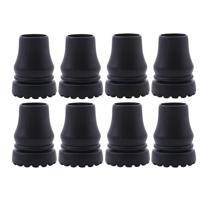 16-22mm Antiskid Walking Stick Crutch Cane Bottom Pads Cover Protector Climbing Hiking Trekking Pole Tip