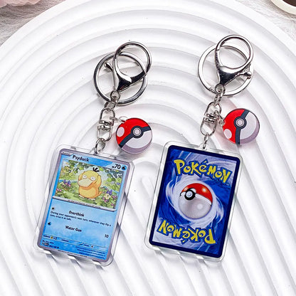 Pokémon Characters Pikachu Bulbasaur Jigglypuff Acrylic Keychain Bag Charms Accessories Backpack Pendant Key Holder Friend Gifts