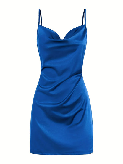 2024 Lady va va voom Satin hip suspender dress women's dress