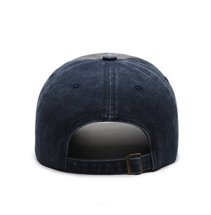 Four Seasons Men's Baseball Cap Casual Wash Embroidered Cap Curved Brim Bowler Sun Hat Official Website