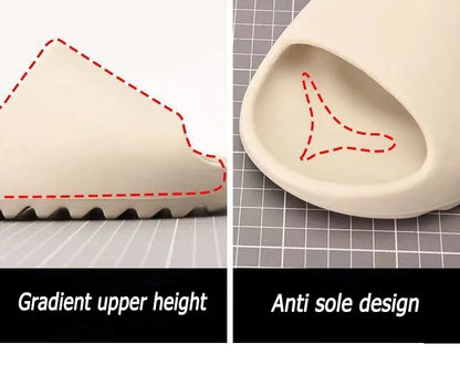 EVA House Shoes Non-Slip thick Soft Platform Slide Sandals for Women Men Indoor Outdoor Shower Bathroom Slipper for Adult