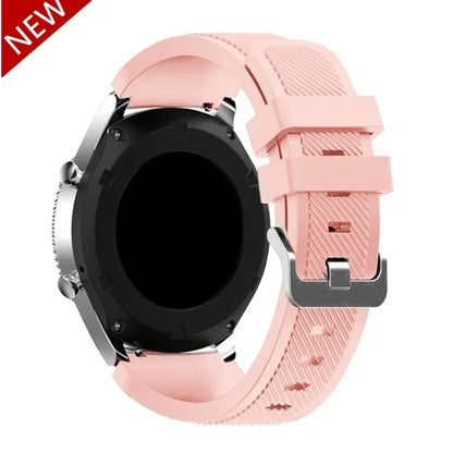 20mm 22mm Band for Samsung Galaxy Watch 7/5/6/4/3/46mm/active2/Gear s3 Frontier/Sport silicone bracelet Huawei GT 4/3/2/2E strap