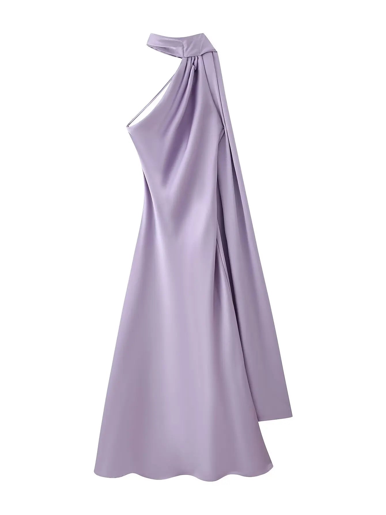 YENKYE High Street Women Sexy Elegant Halter Long Dress Female Fashion Backless Green Satin Party Maxi Vestidos