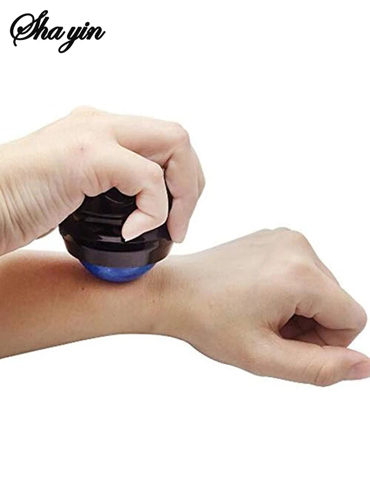 Mini Manual Therapy Body Massager Ball 360 Degree Spin Design Self Massage Tool for Back Shoulders Foot Massage