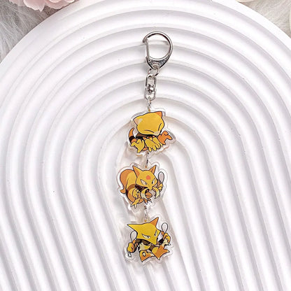 Pokémon Characters Pikachu Bulbasaur Jigglypuff Acrylic Keychain Bag Charms Accessories Backpack Pendant Key Holder Friend Gifts