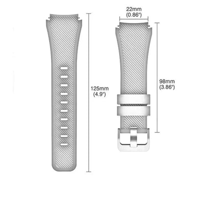 20mm 22mm Band for Samsung Galaxy Watch 7/5/6/4/3/46mm/active2/Gear s3 Frontier/Sport silicone bracelet Huawei GT 4/3/2/2E strap