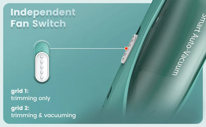 Vacuum Hair Clippers for Kids & Men Rechargeable Cordless Hair Cutting Machine with Safe Ceramic Blade Waterproof Hair Trimmers