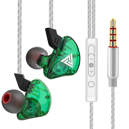 QKZ CK5 FiLe Wired Earphone with Microphone HiFi Music Earphone Professional Gaming And Sports Noise Cancelling Headphones
