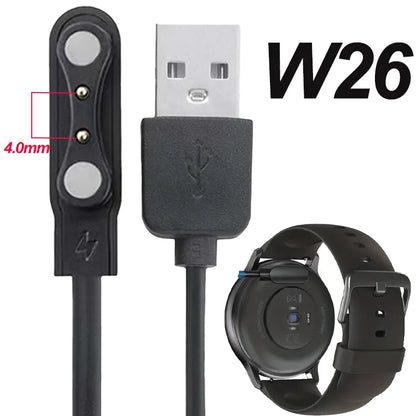 2025 Charger For Xiaomi Haylou Solar LS05 Smartwatch USB Charging Cable Charger Holder Smart Watch Dock Cord Chargers Adapter