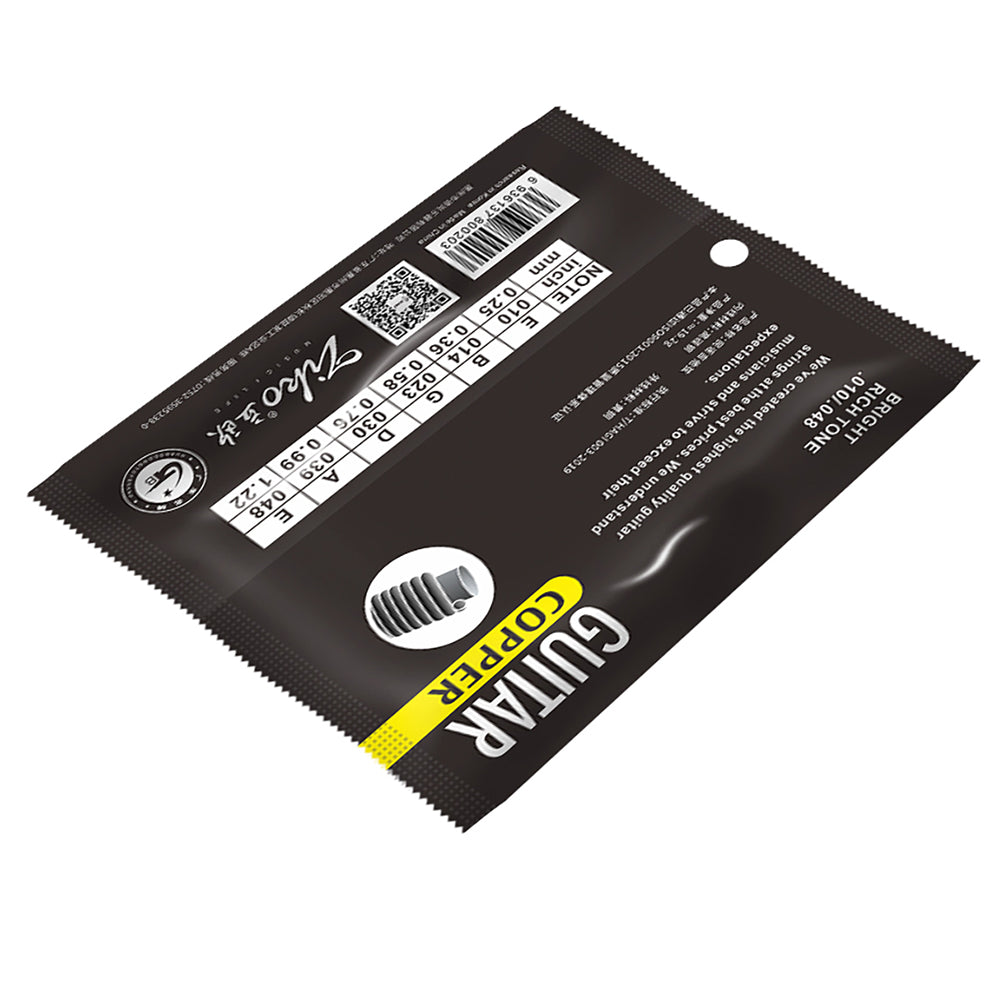 ZIKO DAG-010 6Pcs/Set Acoustic Guitar Strings Steel Core Copper Wound Guitarra Strings Acoustic Guitar Parts & Accessories