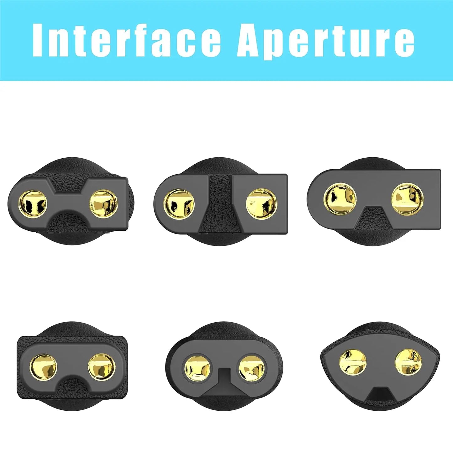 LISI 8 PCS Power Cord 5V Universal Replacement Charger USB Adapter for All Kinds Hair Clippers Beard Trimmers Shavers Desk Lamps