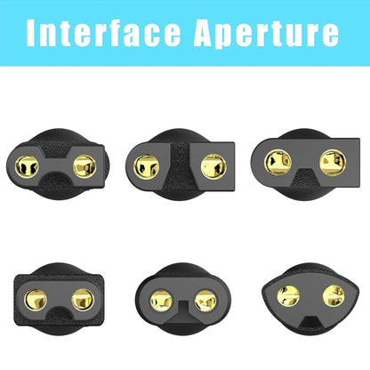 LISI 8 PCS Power Cord 5V Universal Replacement Charger USB Adapter for All Kinds Hair Clippers Beard Trimmers Shavers Desk Lamps