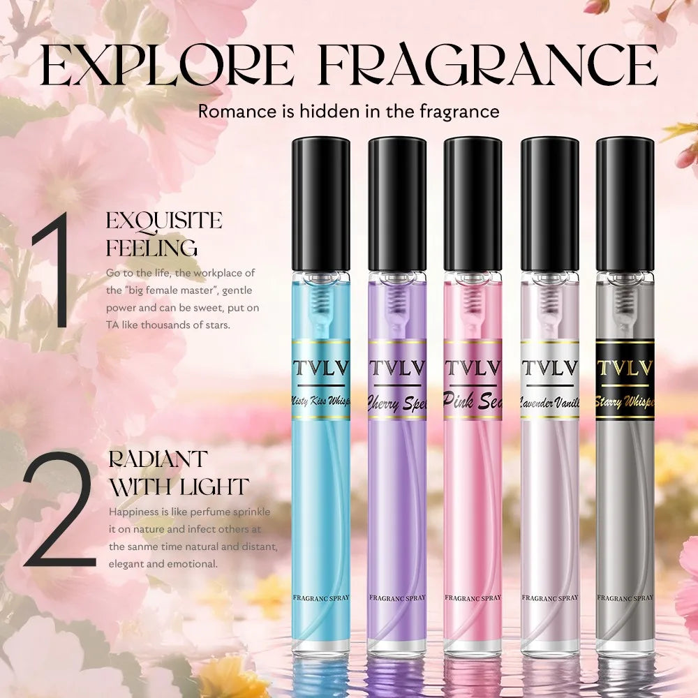 Women’s Luxury Long Lasting Fragrance set Collection with Floral Fruity Vanilla Sweet Scent Valentine's Day gifts