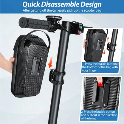 NEWBOLER 3L/5L Electric Scooter Bag Accessories Electric Vehicle Bag With USB Port Waterproof Scooter Front Bag Bike Bag