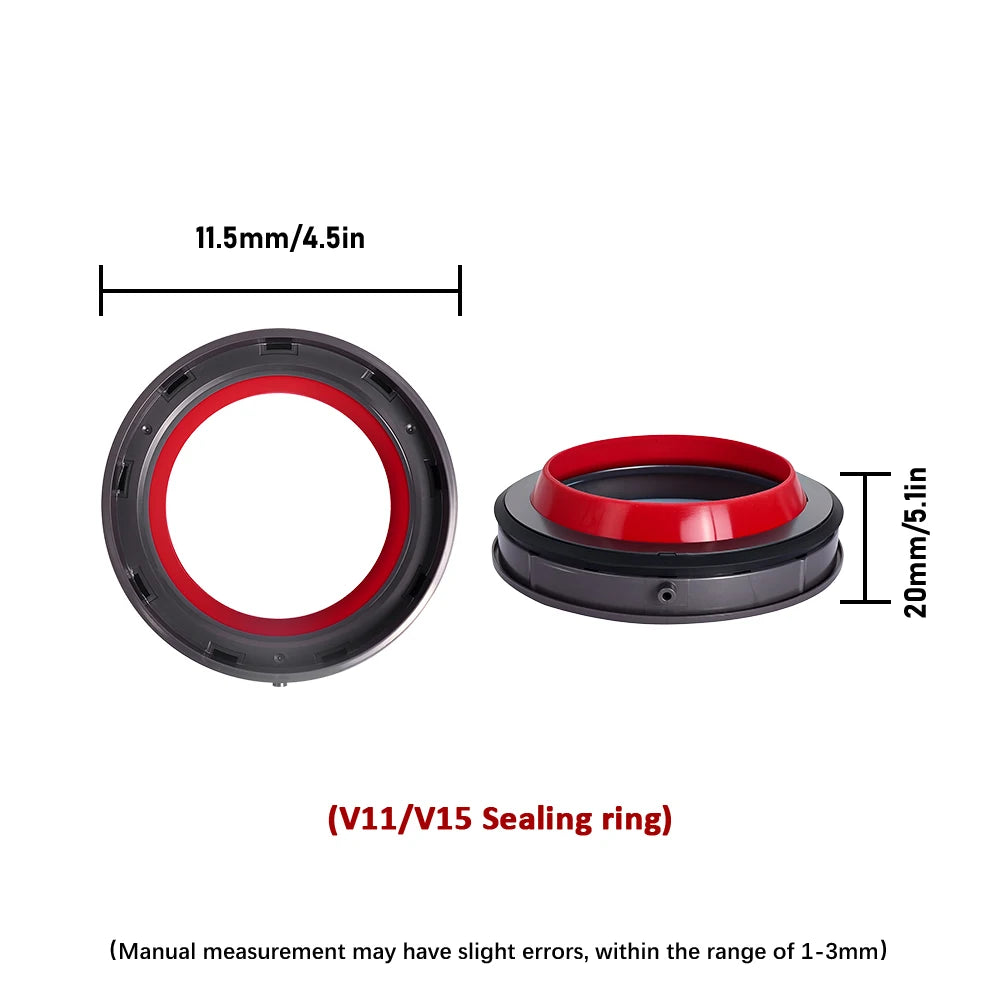 Dust Container Top Fixed Sealing Ring Spare Part for Dyson V11 V15 SV14 SV15 SV22 Vacuum Cleaner Accessories
