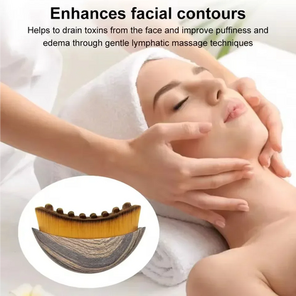 Lymphatic Contour Face Brush, Lymphatic Drainage Massager Facial Massager Face Chin Skin Sculpting Tool for Face,Ergonomically