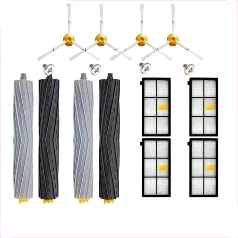 For IRobot Roomba 960 900 891 800 Series Accessories Spare Parts Vacuum Cleaner Replenishment Kit Rubber Side Brush HEPA FILTER