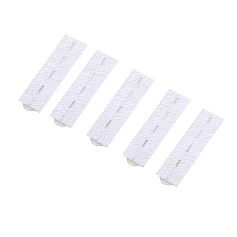 5pcs Pant Extender Belt Unisex Waist Band Tight Trousers Jeans Skirts Maternity Button Hooks Garment DIY Sewing Supplies
