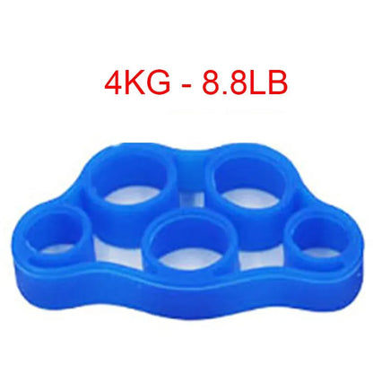 1/2/3/4/8pcs Hand Gripper Silicone Finger Expander Exercise Hand Grip Wrist Strength Trainer Finger Exerciser Resistance Bands