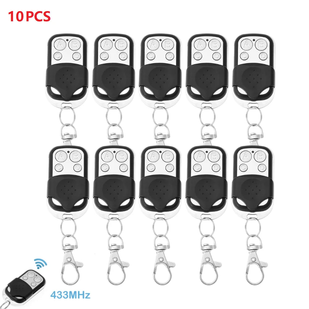 10/50PCS 433MHZ 433.92MHZ Universal Cloning Duplicator Key Remote Control Clone Fixed Learning Rolling Code For Gate Garage Door